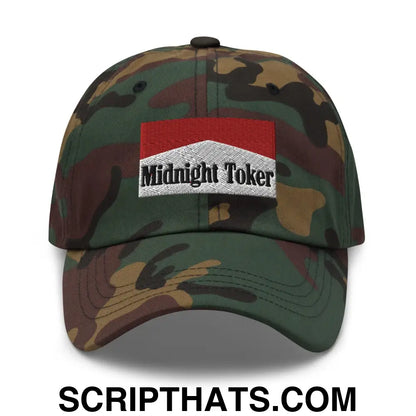 Midnight Toker Dad Hat Green Camo