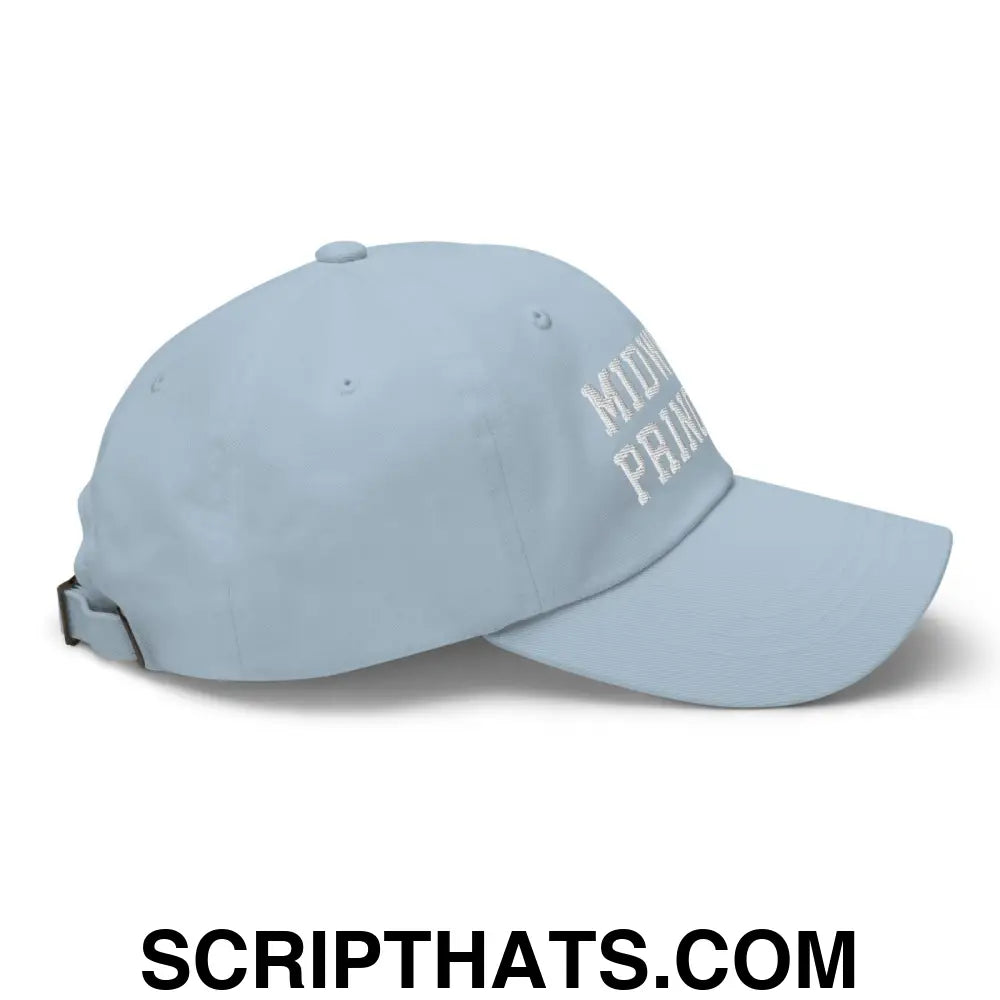 Midwest Princess Varsity Letterman Dad Hat Light Blue