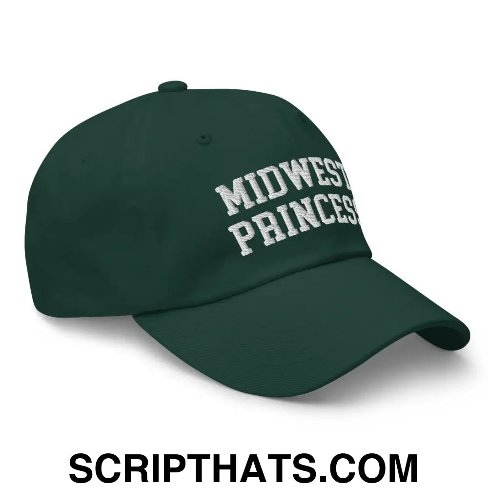 Midwest Princess Varsity Letterman Dad Hat Spruce