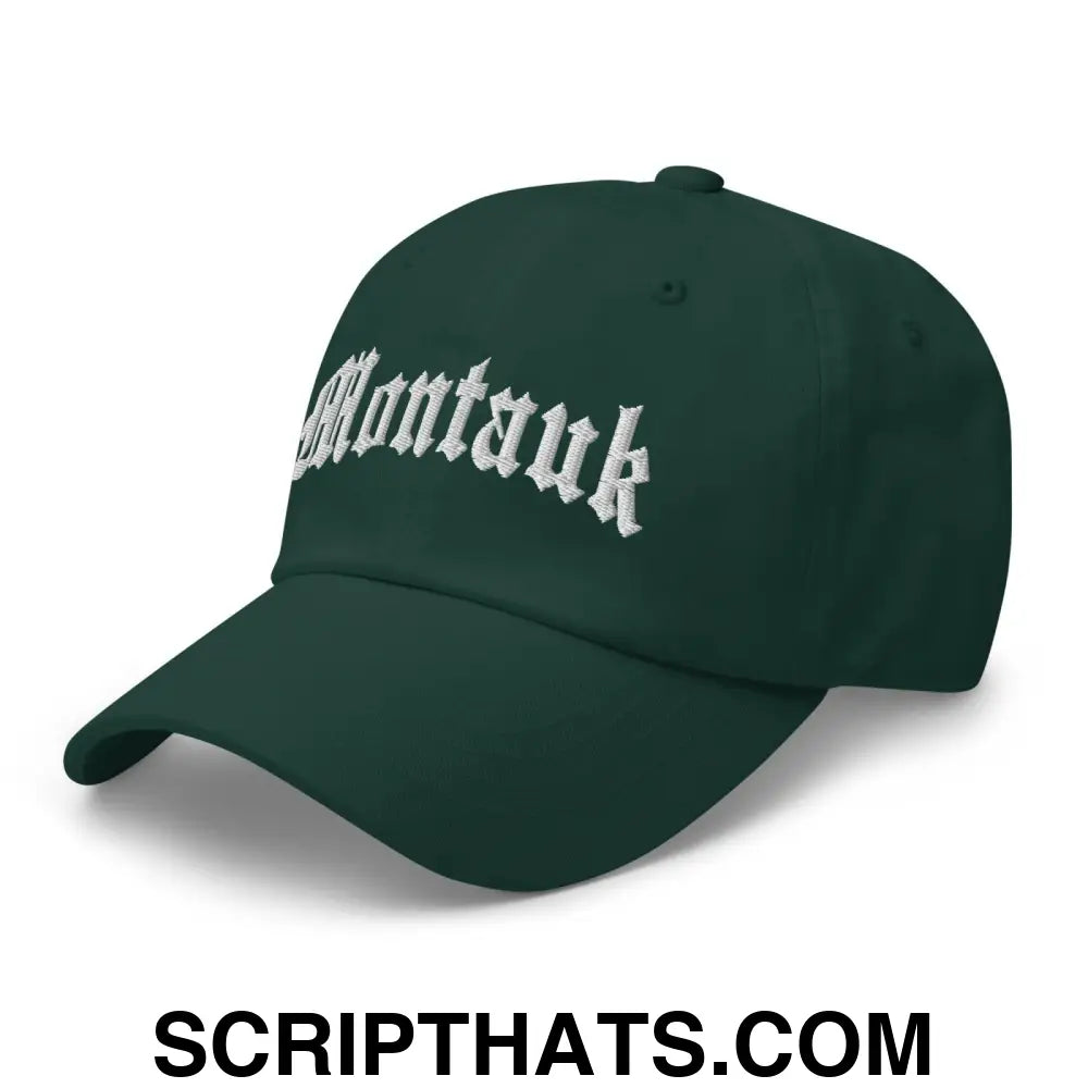 Montauk II OG Old English Dad Hat Spruce