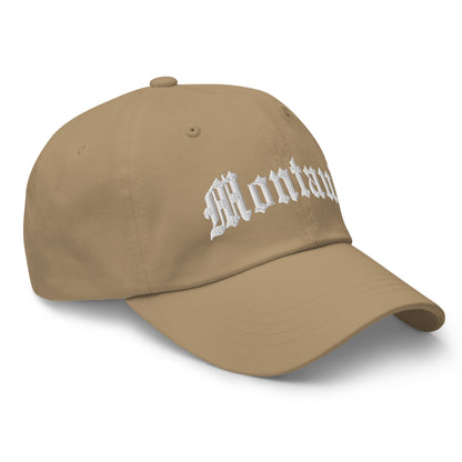 Montauk II OG Old English Dad Hat Khaki