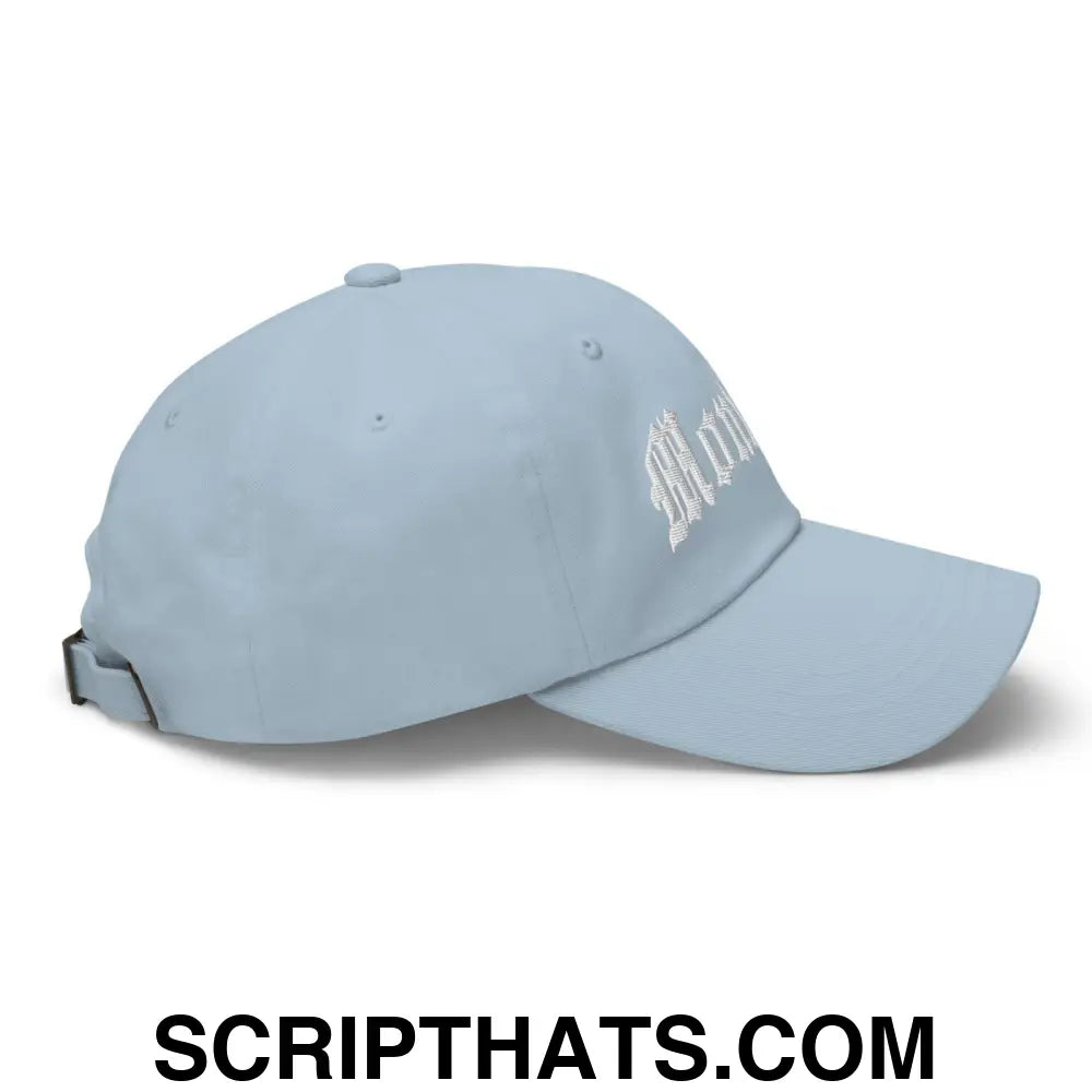 Montauk II OG Old English Dad Hat Light Blue