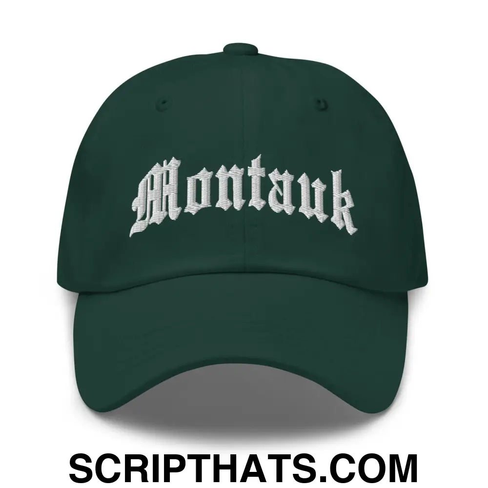 Montauk II OG Old English Dad Hat Spruce