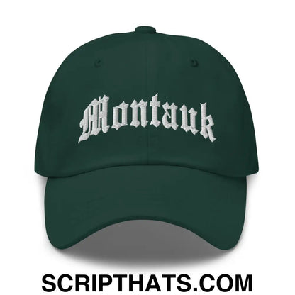 Montauk II OG Old English Dad Hat Spruce