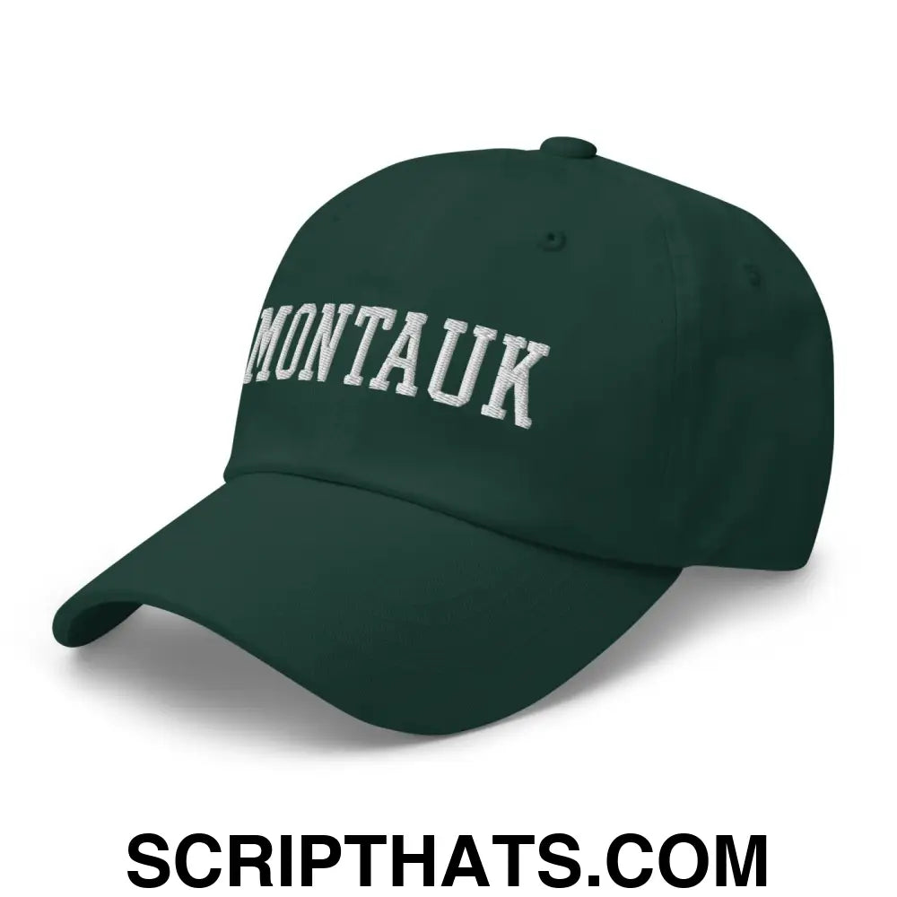 Montauk Varsity Letterman Block Dad Hat Spruce