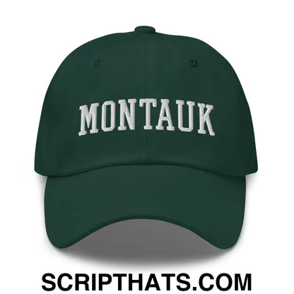 Montauk Varsity Letterman Block Dad Hat Spruce