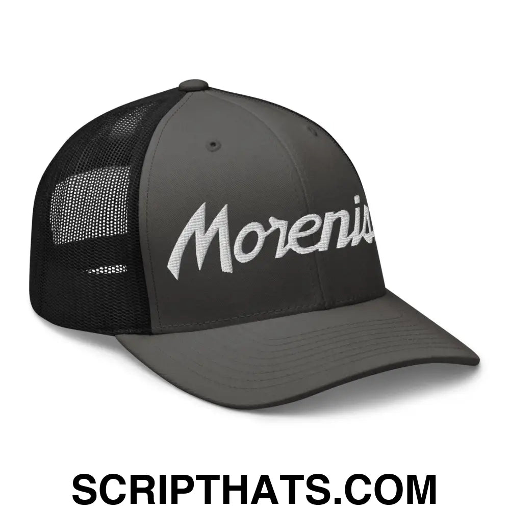 Morenista Sheinbaum 2024 Retro Trucker Hat Charcoal Black