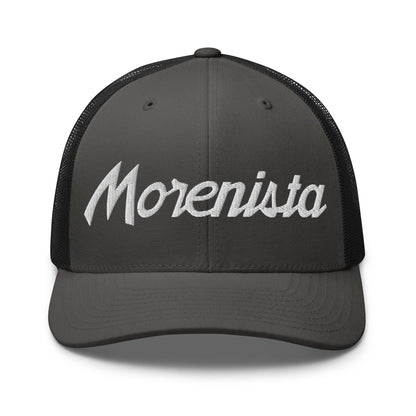 Morenista Sheinbaum 2024 Retro Trucker Hat Charcoal Black