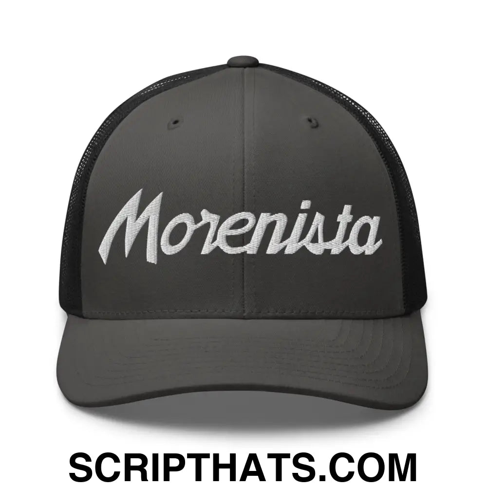 Morenista Sheinbaum 2024 Retro Trucker Hat Charcoal Black