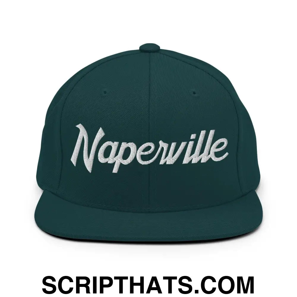 Naperville Script Snapback Hat Spruce