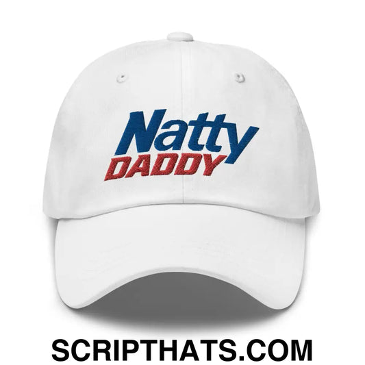 Natty Daddy Dad Hat White