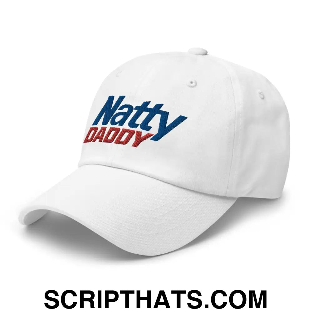 Natty Daddy Dad Hat White