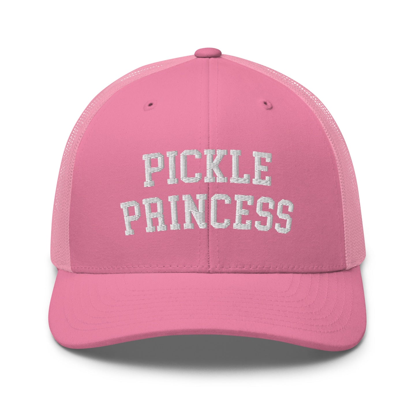 Pickle Princess Retro Trucker Hat Pink