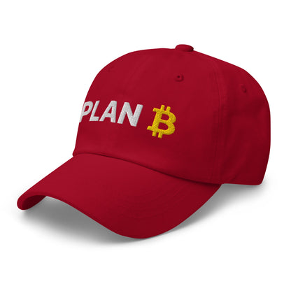 Plan B Bitcoin Dad Hat Cranberry