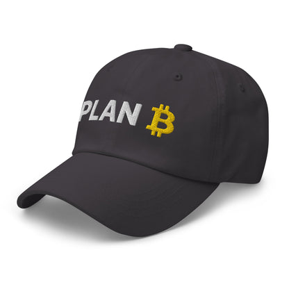 Plan B Bitcoin Dad Hat Dark Grey