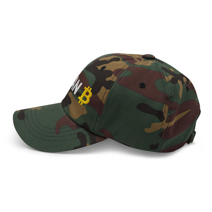 Plan B Bitcoin Dad Hat Green Camo