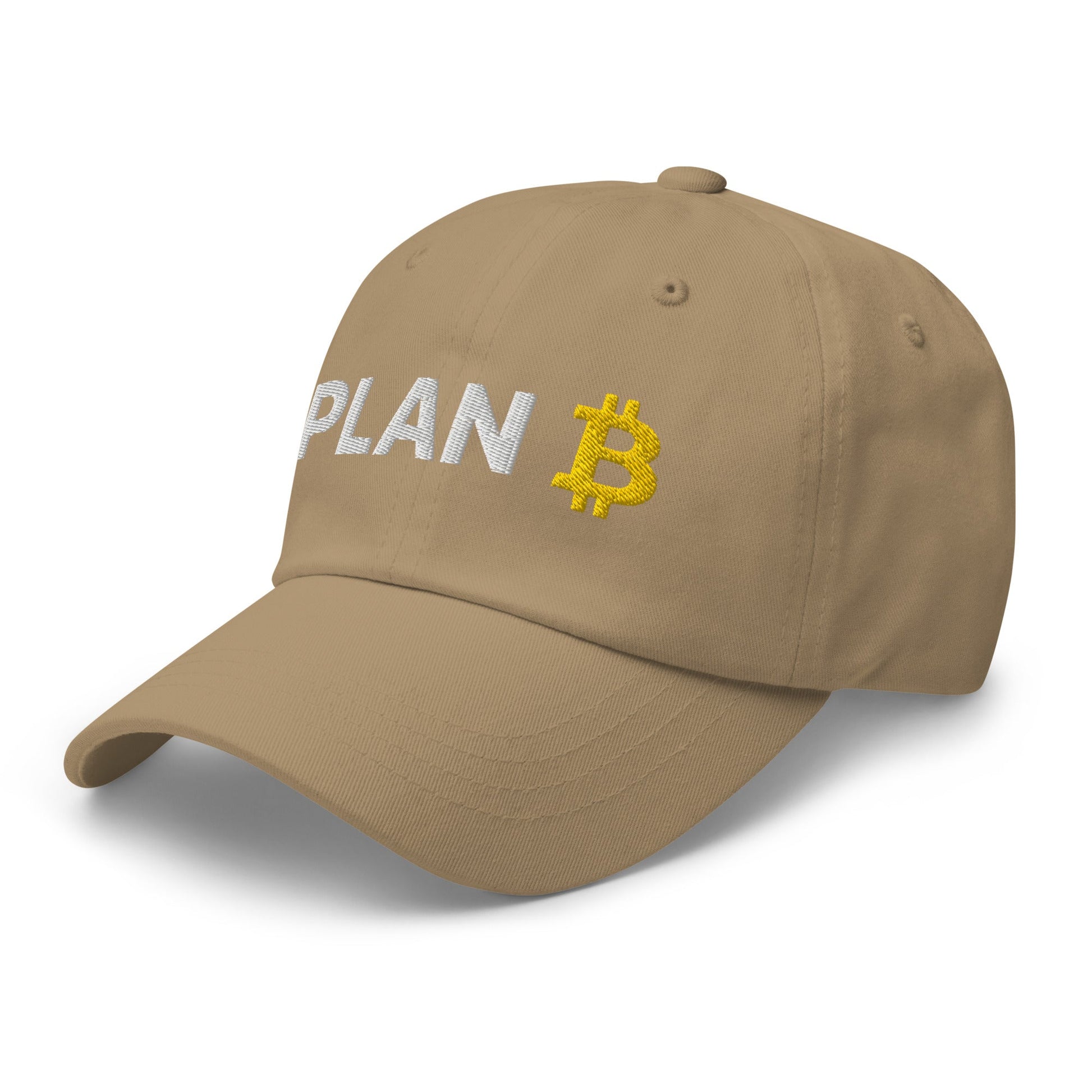 Plan B Bitcoin Dad Hat Khaki