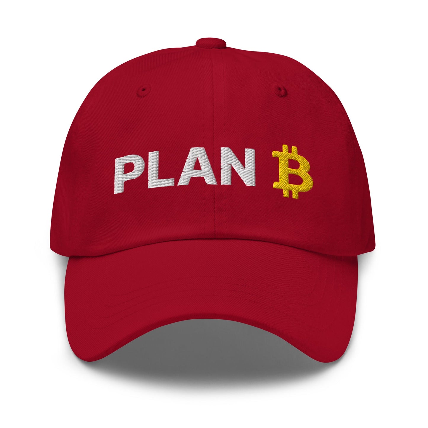 Plan B Bitcoin Dad Hat Cranberry