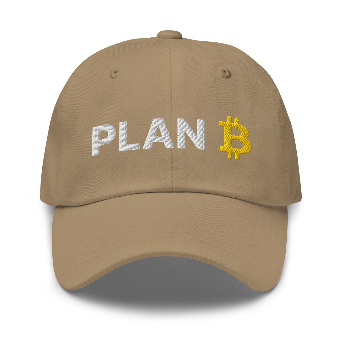 Plan B Bitcoin Dad Hat Khaki