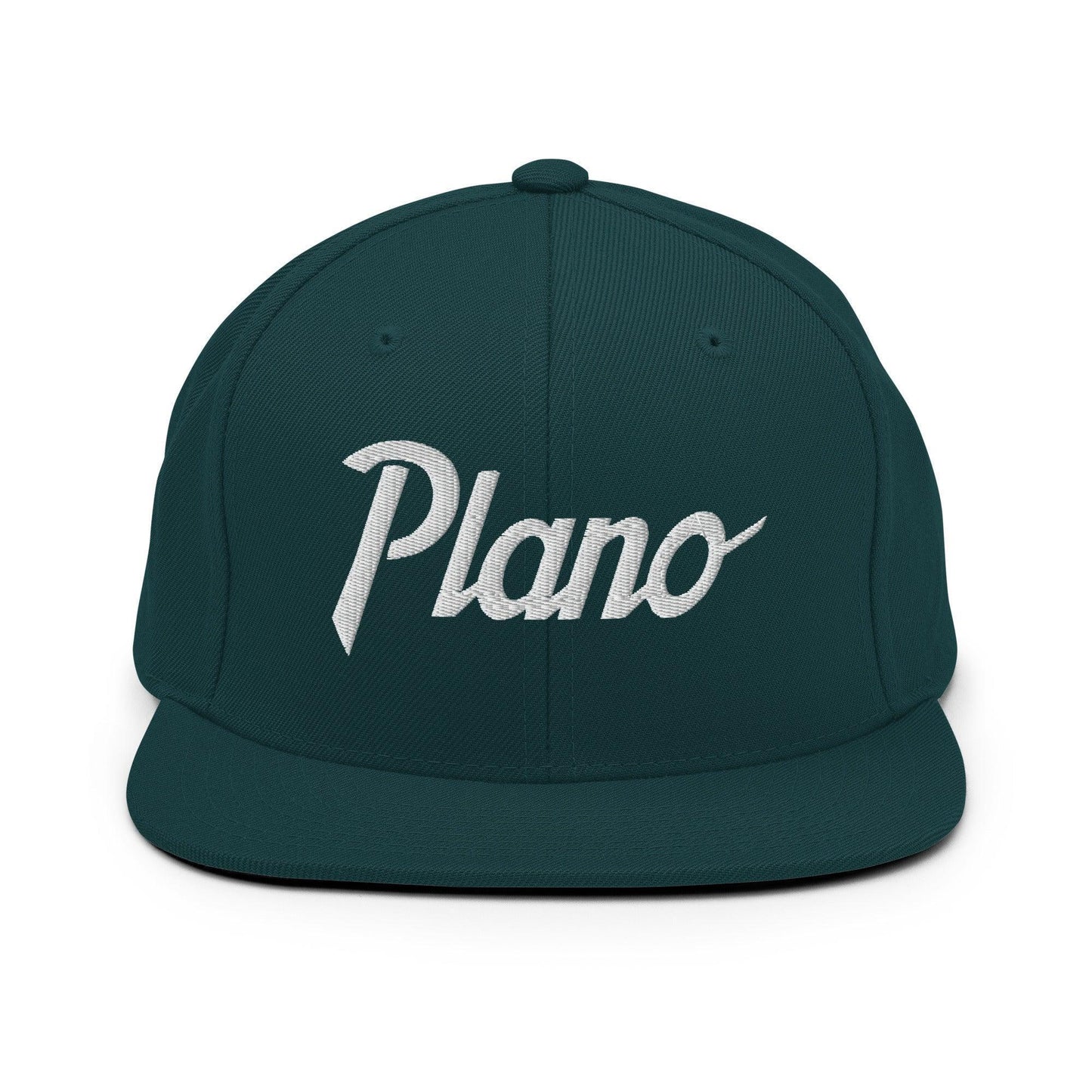 Plano Script Snapback Hat Spruce