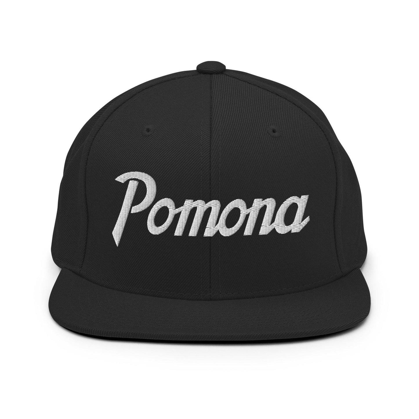 Pomona Snapback Hat Black