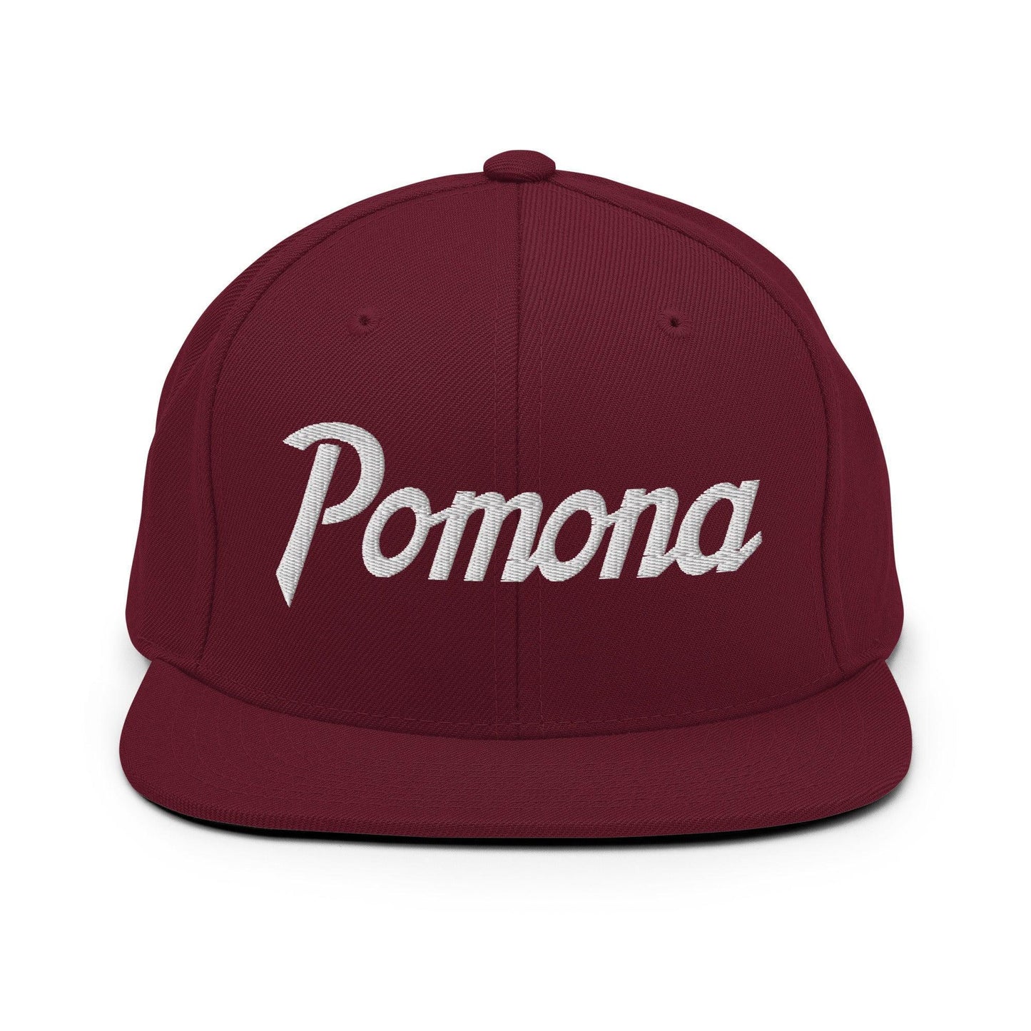 Pomona Snapback Hat Maroon