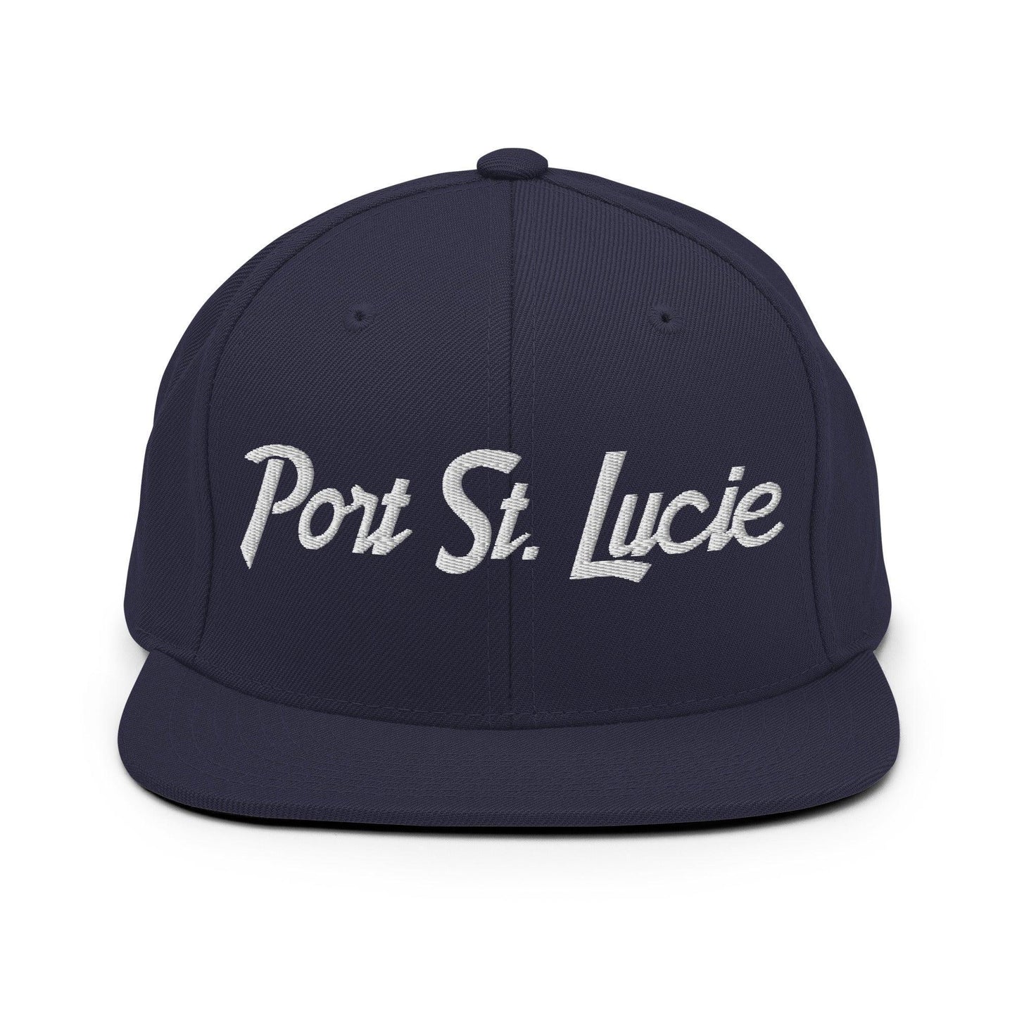 Port St. Lucie Script Snapback Hat Navy