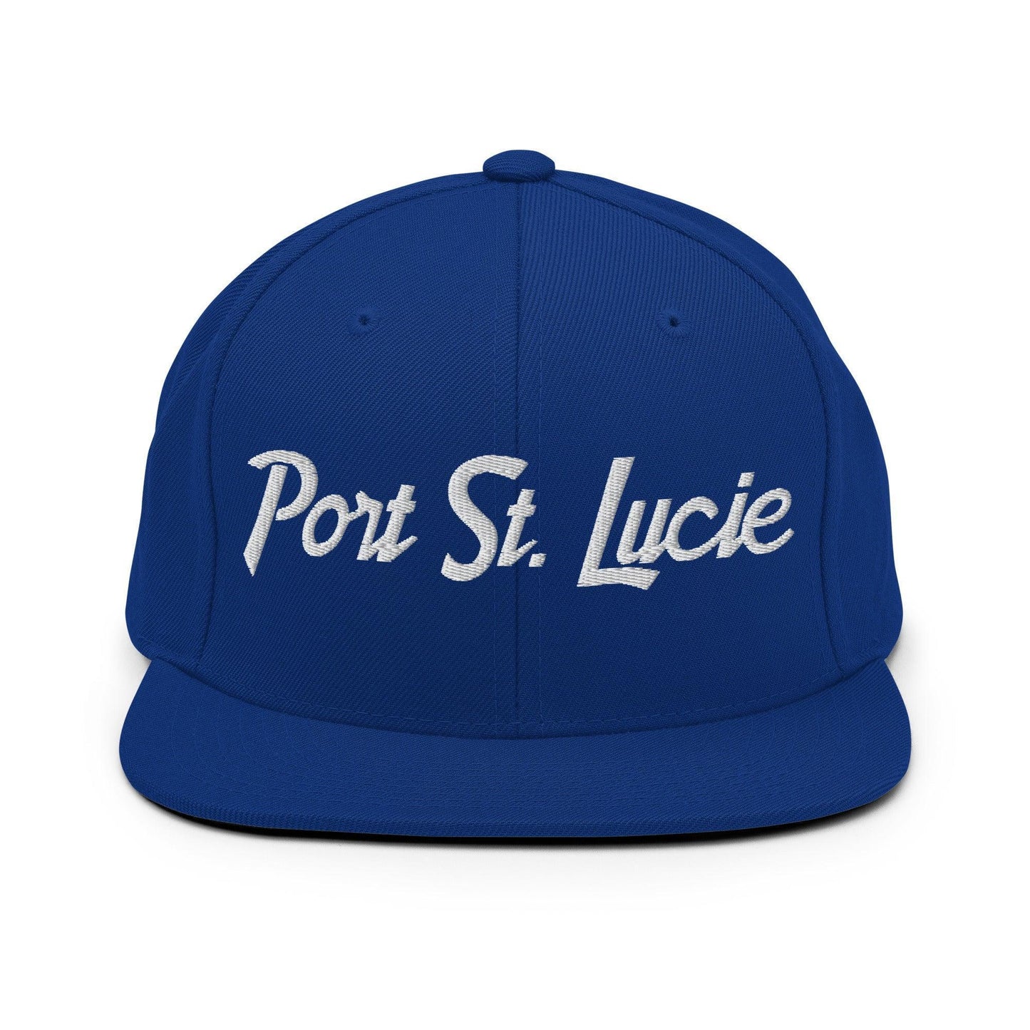 Port St. Lucie Script Snapback Hat Royal Blue