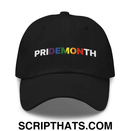 Pride Month Demon Dad Hat Black