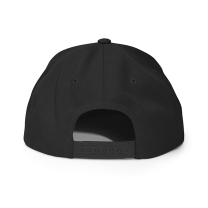 Pride Month Demon II Flat Bill Brim Snapback Hat Black