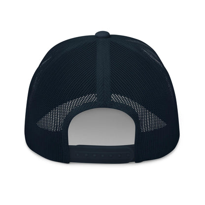 Put It on My Boyfriend's Tab Embroidered Mesh Trucker Hat Navy