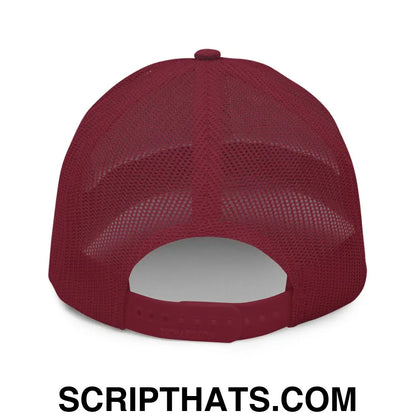 Put the Fries in the Bag Embroidered Classic Mesh Trucker Hat Cardinal