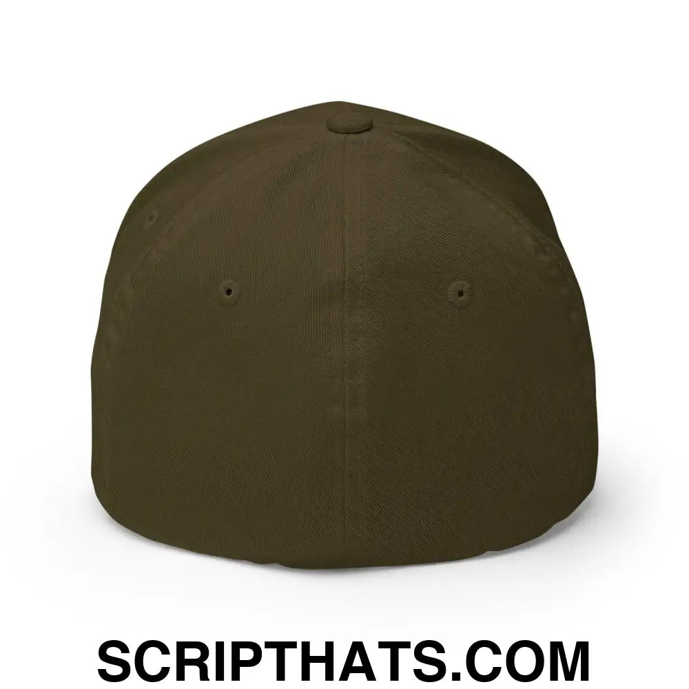 Put the Fries in the Bag Embroidered Stretch Fit Baseball Hat Olive