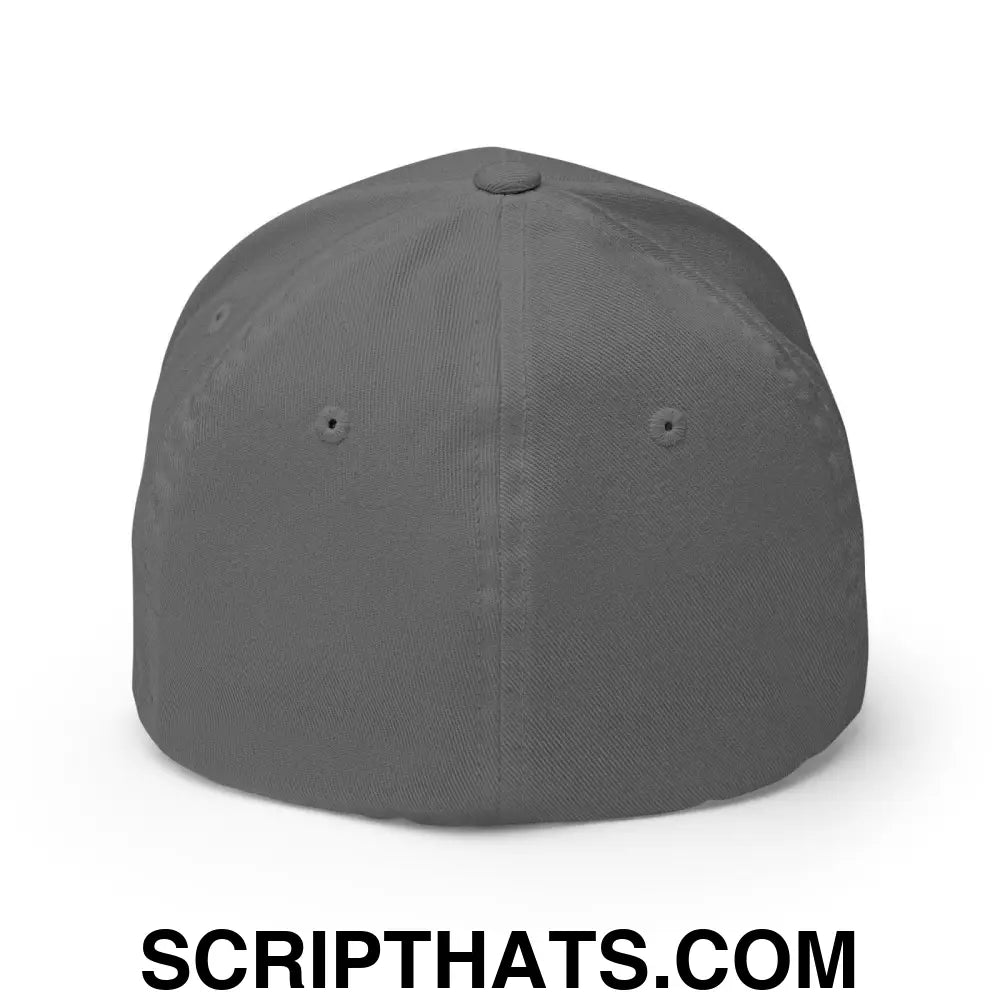 Put the Fries in the Bag Embroidered Stretch Fit Baseball Hat Grey