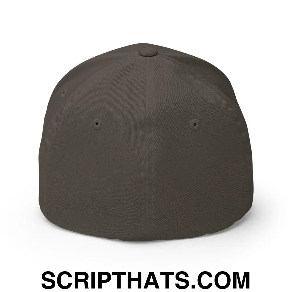 Put the Fries in the Bag Embroidered Stretch Fit Baseball Hat Dark Grey