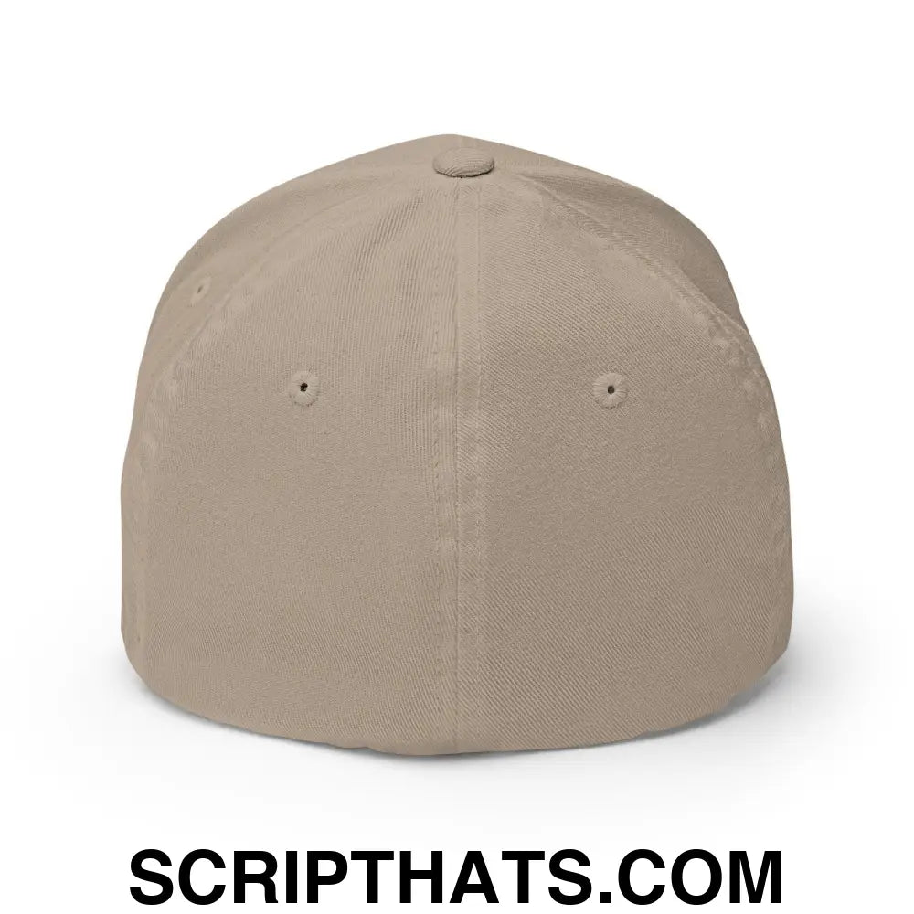 Put the Fries in the Bag Embroidered Stretch Fit Baseball Hat Khaki