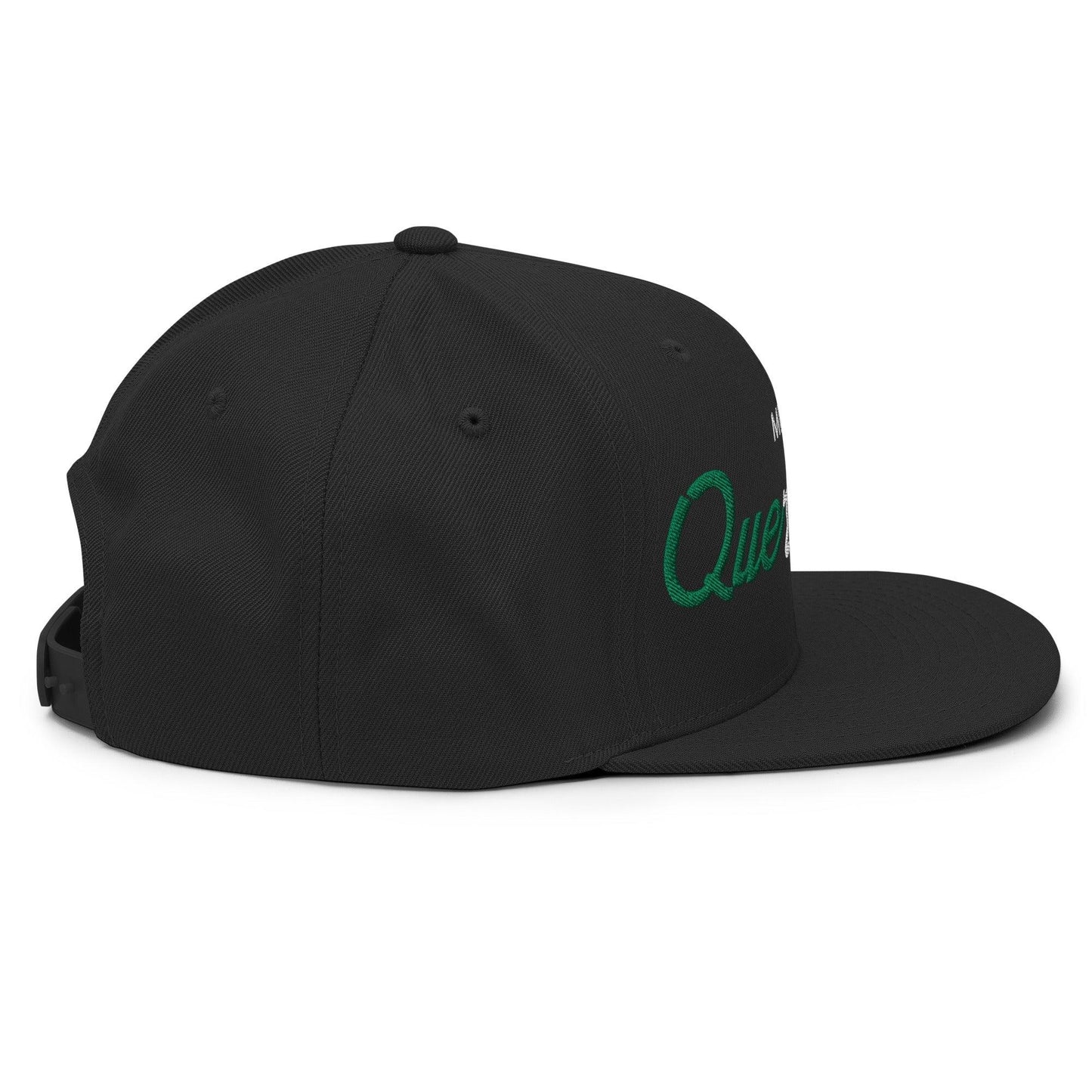 Queretaro Mexico Vintage Sports Script Snapback Hat Black