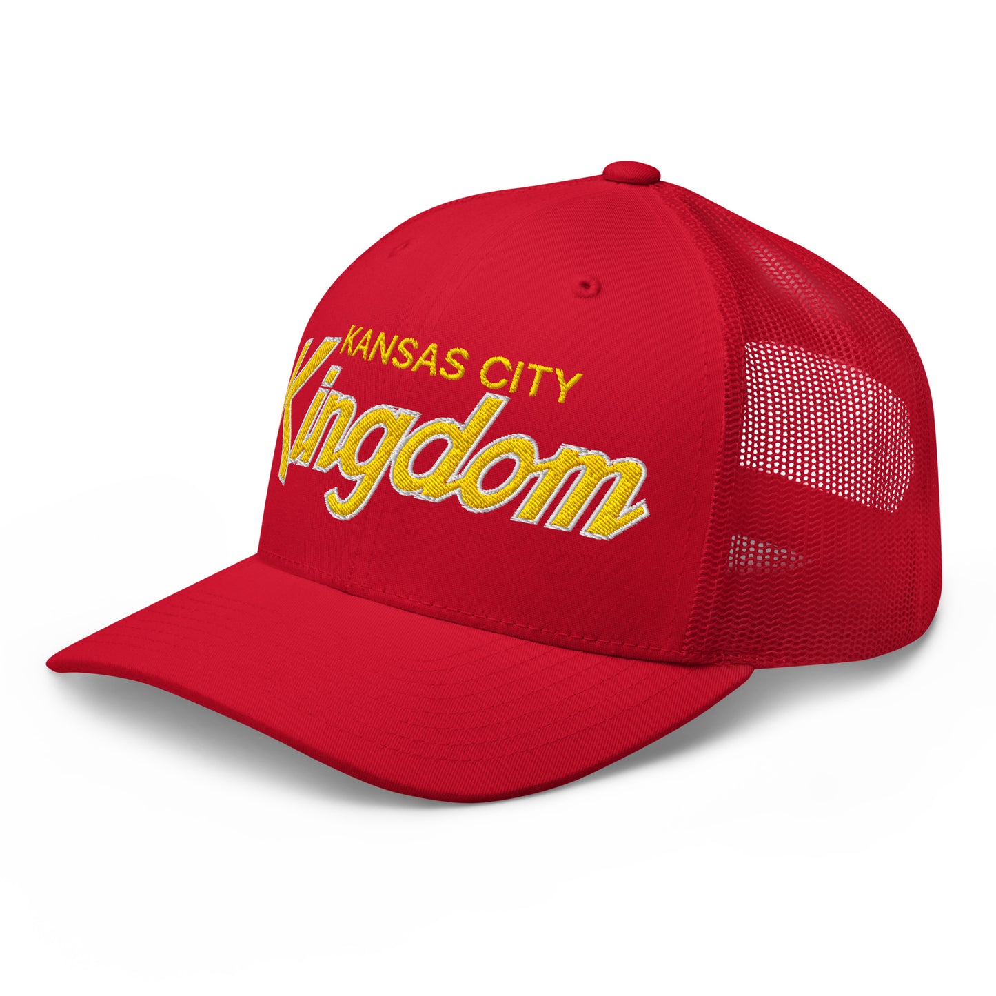 Kansas City Kingdom Embroidered Retro Mesh Trucker Hat Default Title