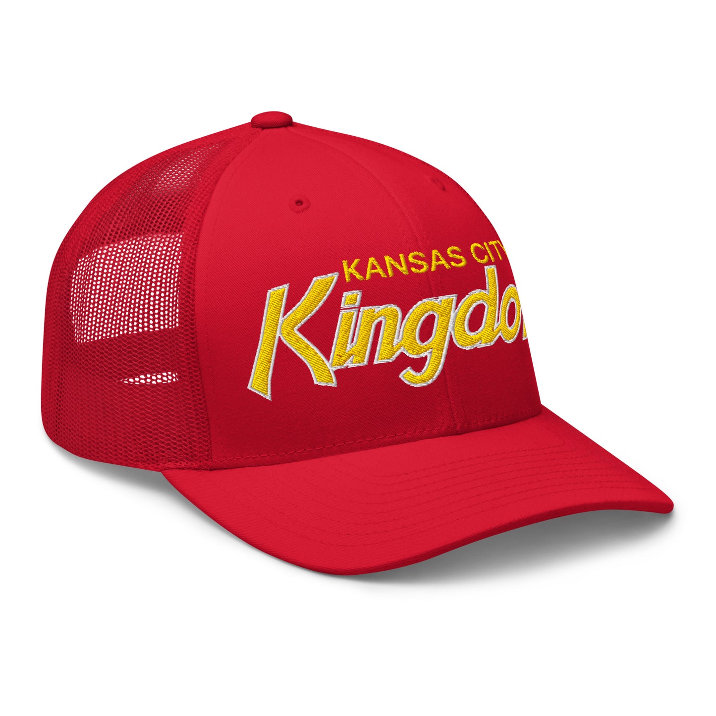 Kansas City Kingdom Embroidered Retro Mesh Trucker Hat Default Title