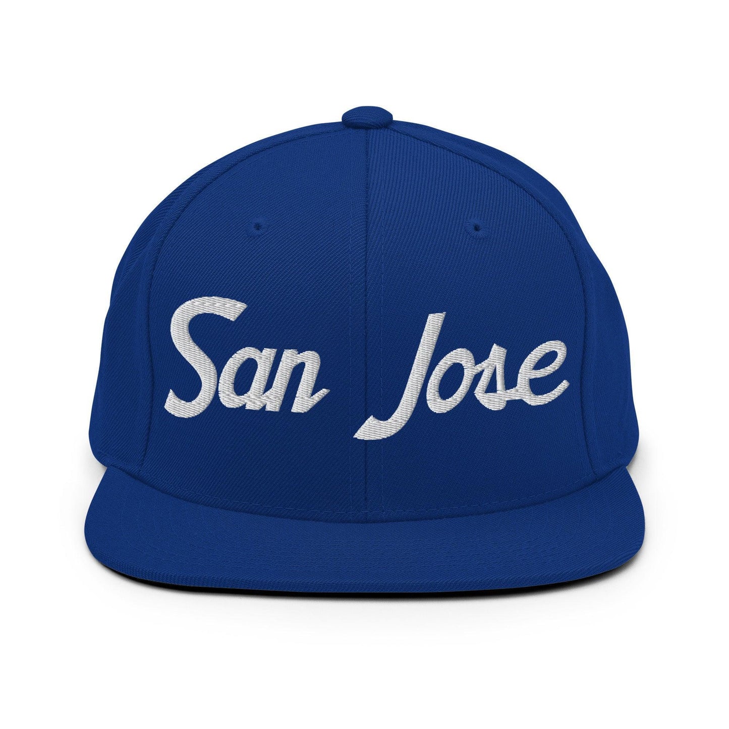 San Jose Script Snapback Hat Royal Blue