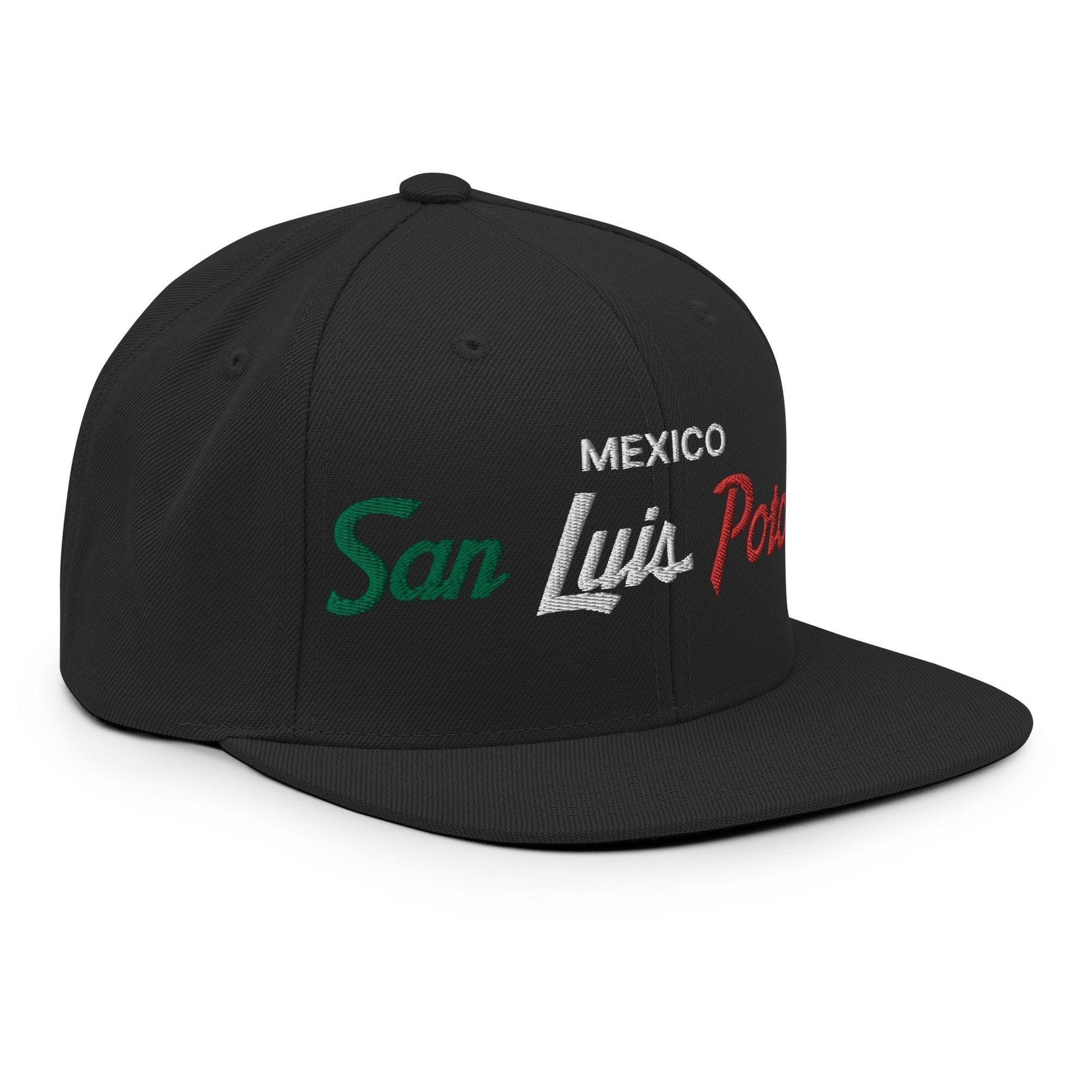 San Luis Potosi Mexico Vintage Sports Script Snapback Hat