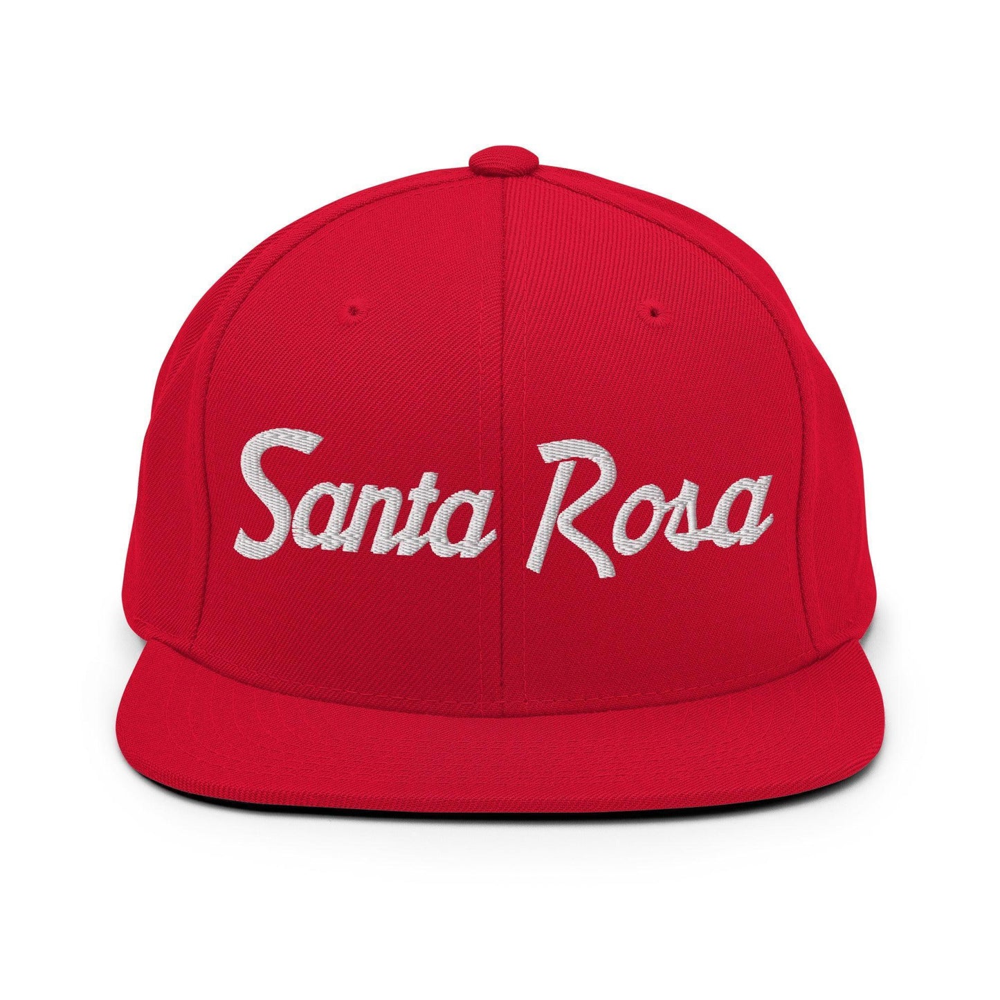 Santa Rosa Script Snapback Hat Red