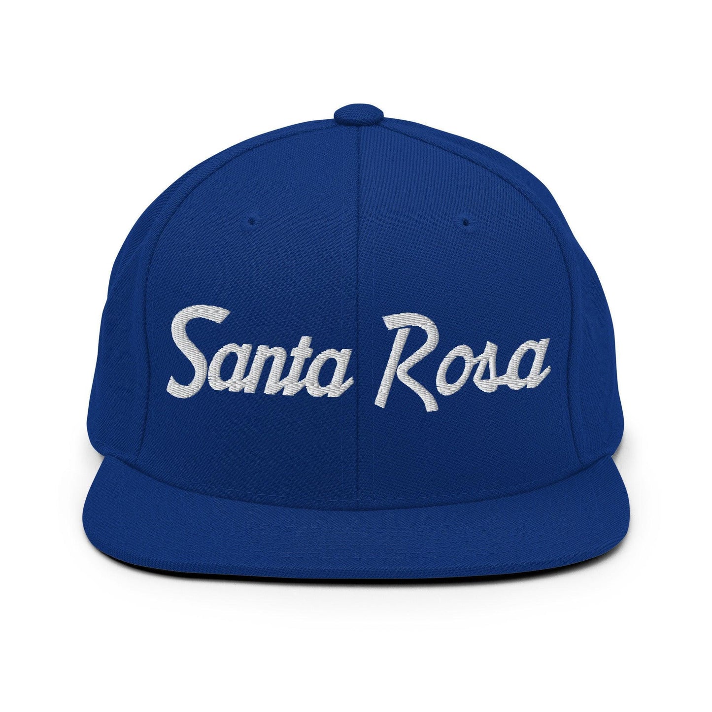 Santa Rosa Script Snapback Hat Royal Blue