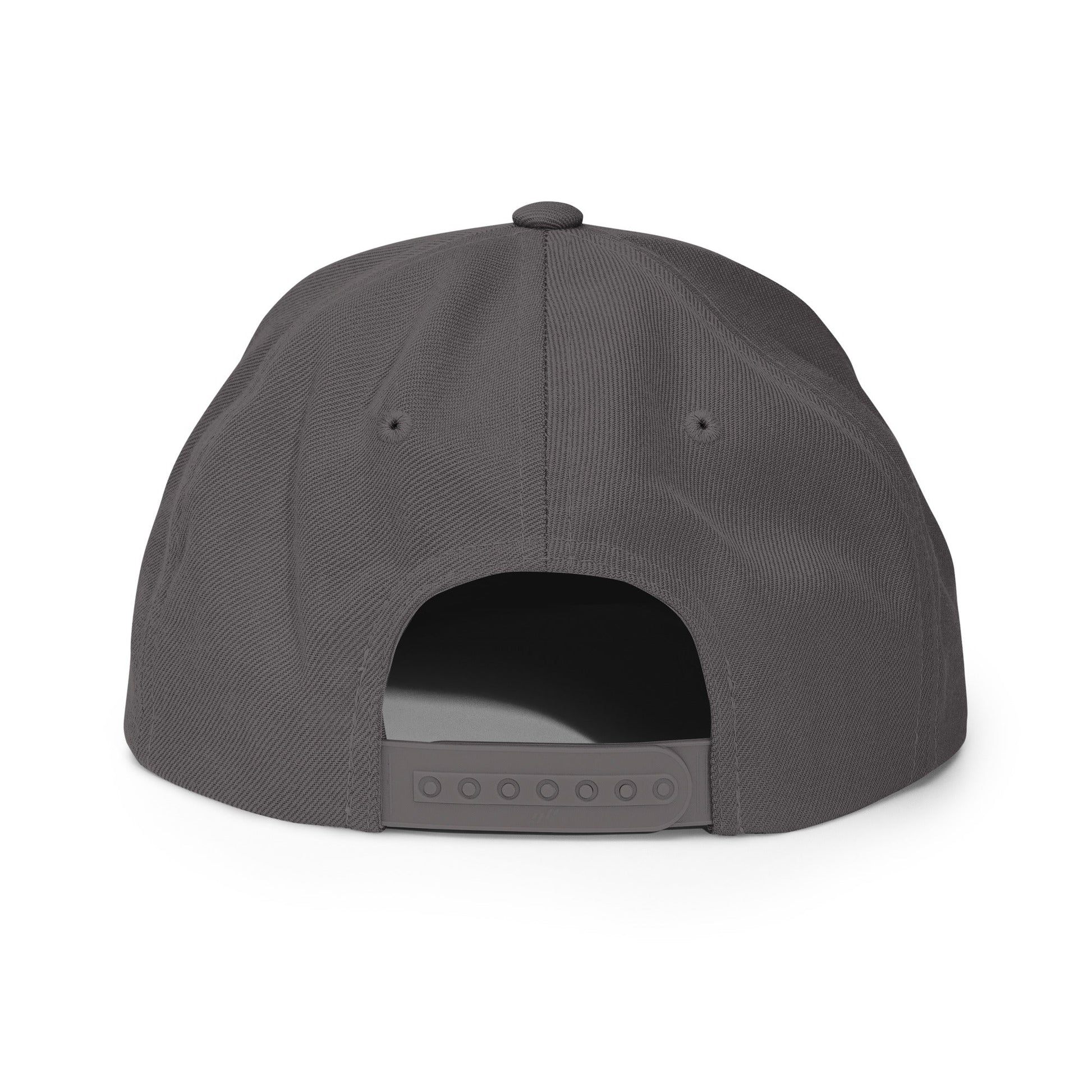 Script Hats 90's Sports Triangle Snapback Hat Dark Grey
