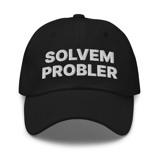 Solvem Probler Dad Hat Black