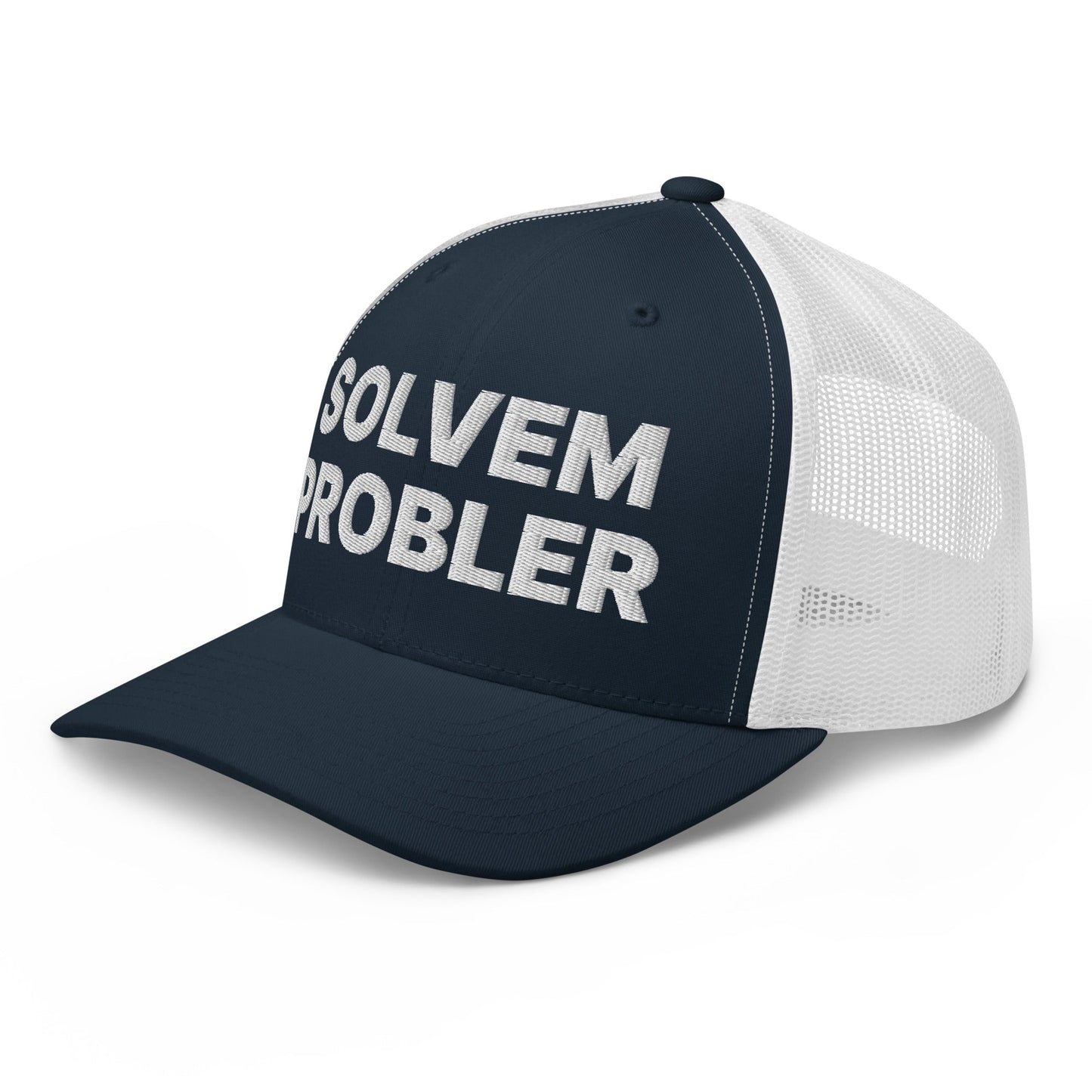 Solvem Probler Retro Trucker Hat Navy White