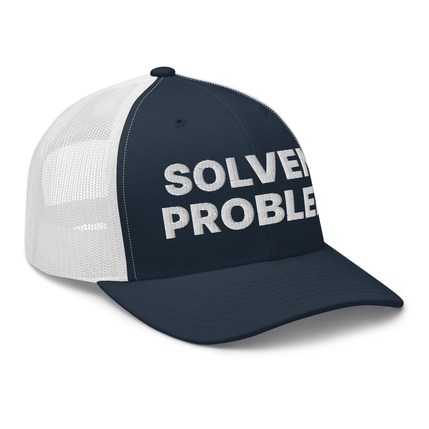 Solvem Probler Retro Trucker Hat Navy White