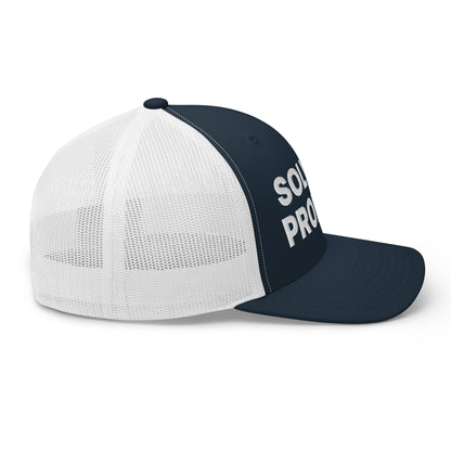 Solvem Probler Retro Trucker Hat Navy White