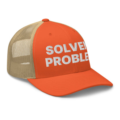 Solvem Probler Retro Trucker Hat Rustic Orange Khaki