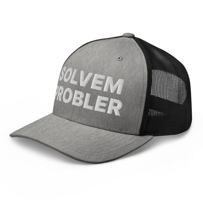 Solvem Probler Retro Trucker Hat Heather Black